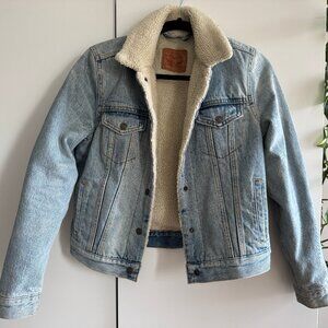 Levi's Women's Denim Original Sherpa Trucker Jacket - Small